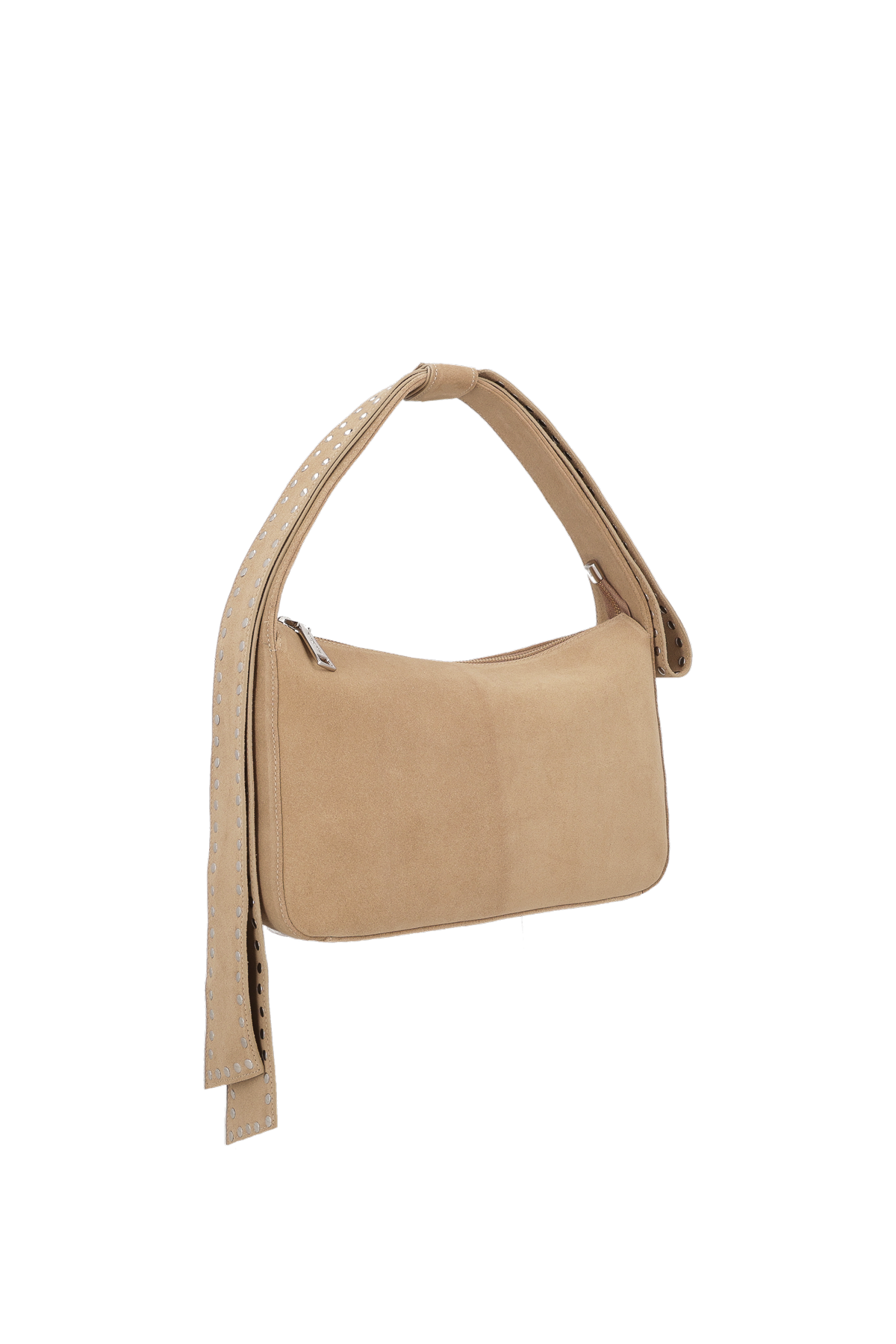 BOLSA DE ALÇA CURTA ADORNADA DE REBITES