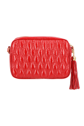 BOLSA MÉDIA CLÁSSICA VERNIZ VERMELHO SOFT