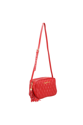 BOLSA MÉDIA CLÁSSICA VERNIZ VERMELHO SOFT