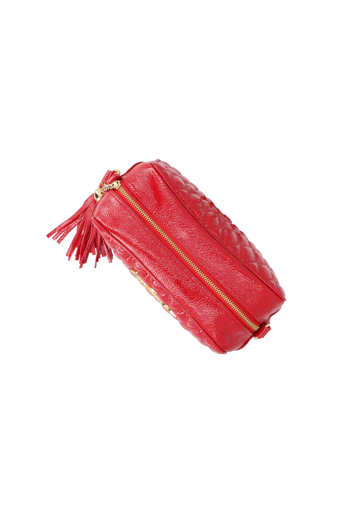 BOLSA MÉDIA CLÁSSICA VERNIZ VERMELHO SOFT